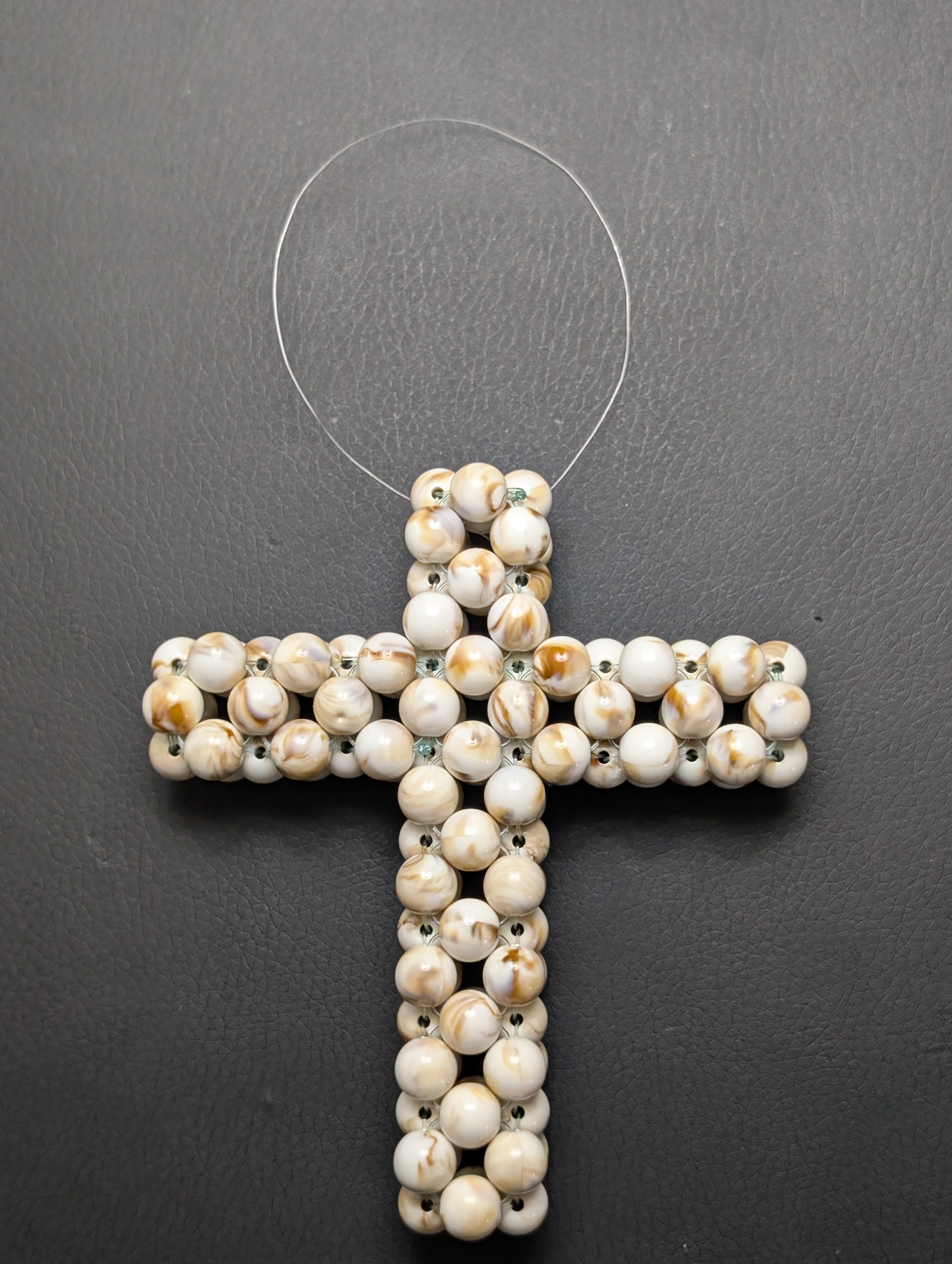 Handmade Beaded Crosses and Ornaments