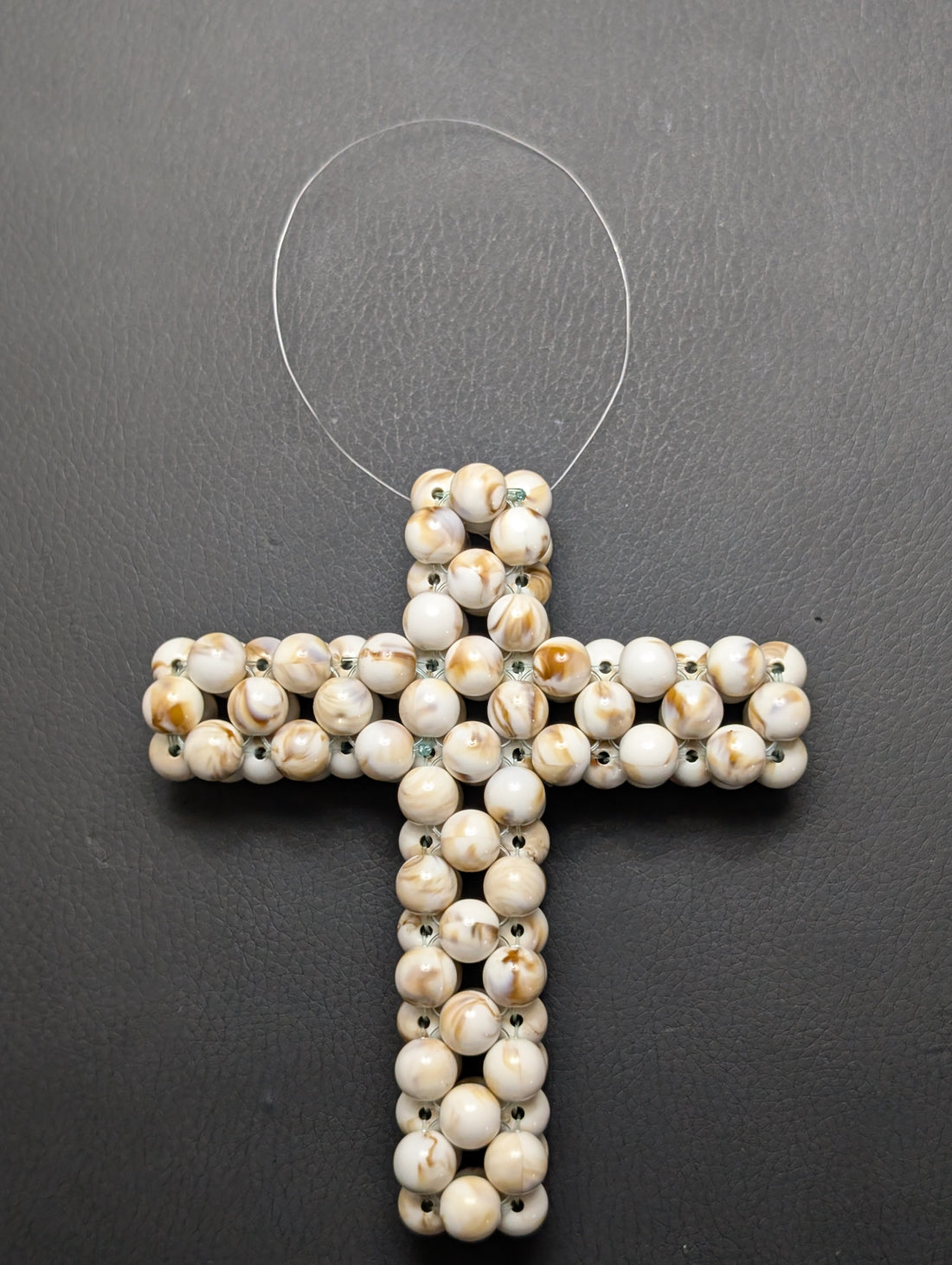 Handmade Beaded Crosses and Ornaments