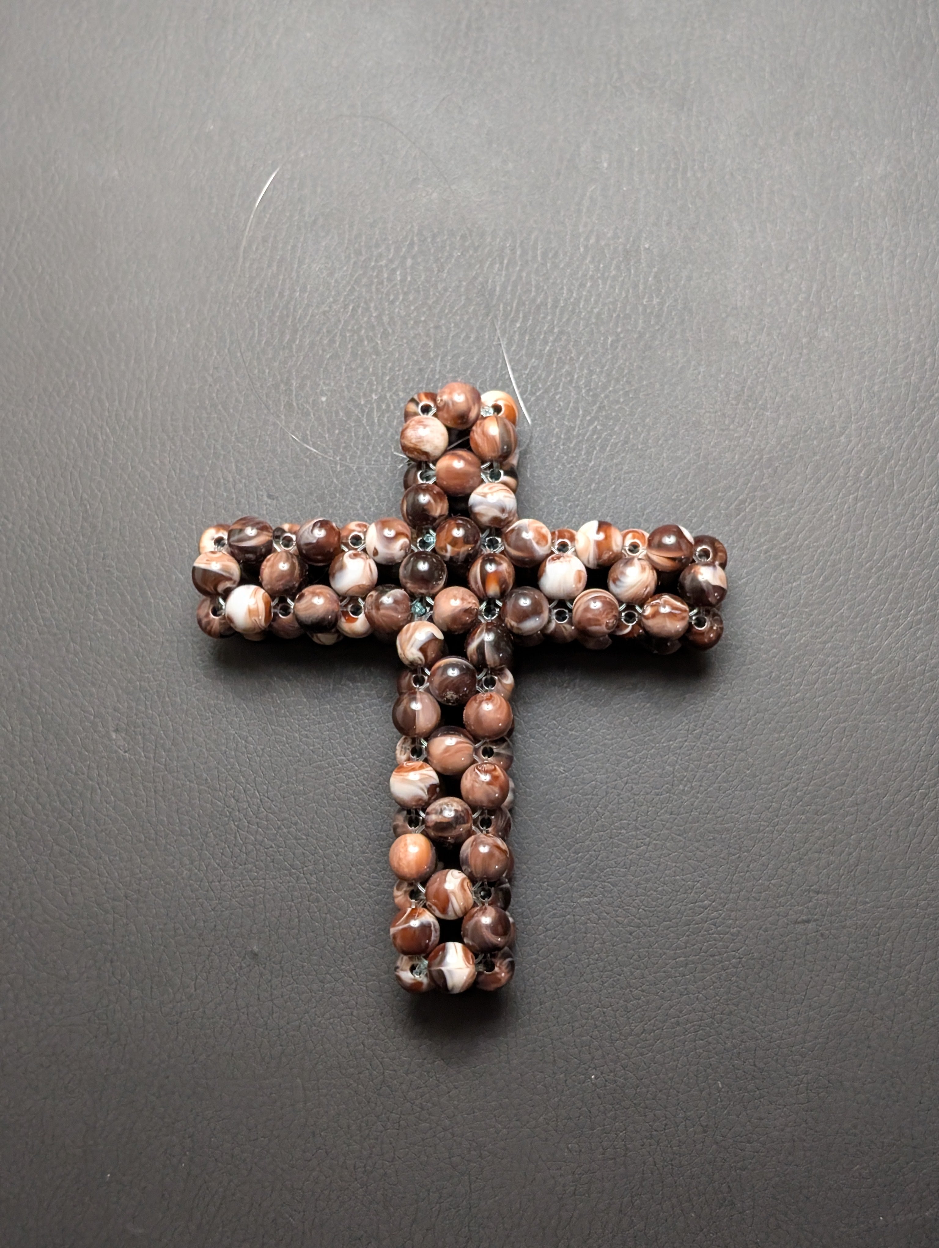 Handmade Beaded Crosses and Ornaments