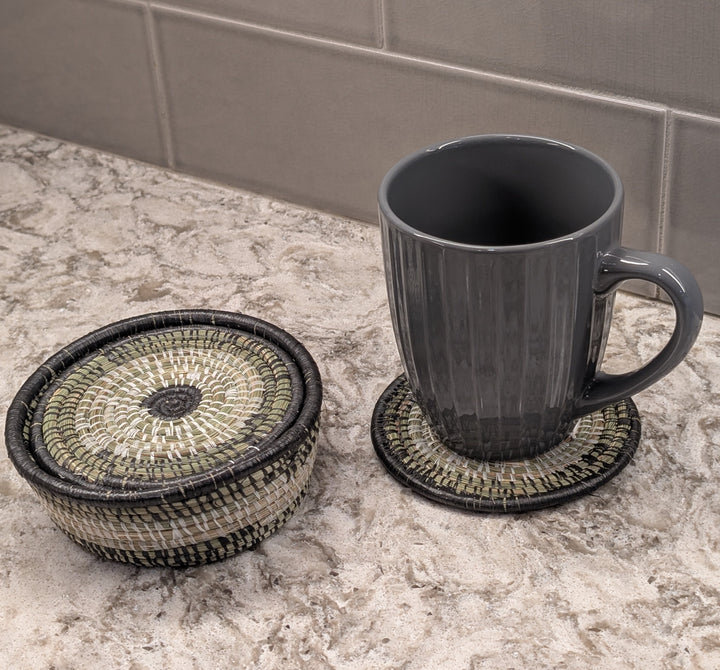 Ugandan Handwoven Coaster Sets